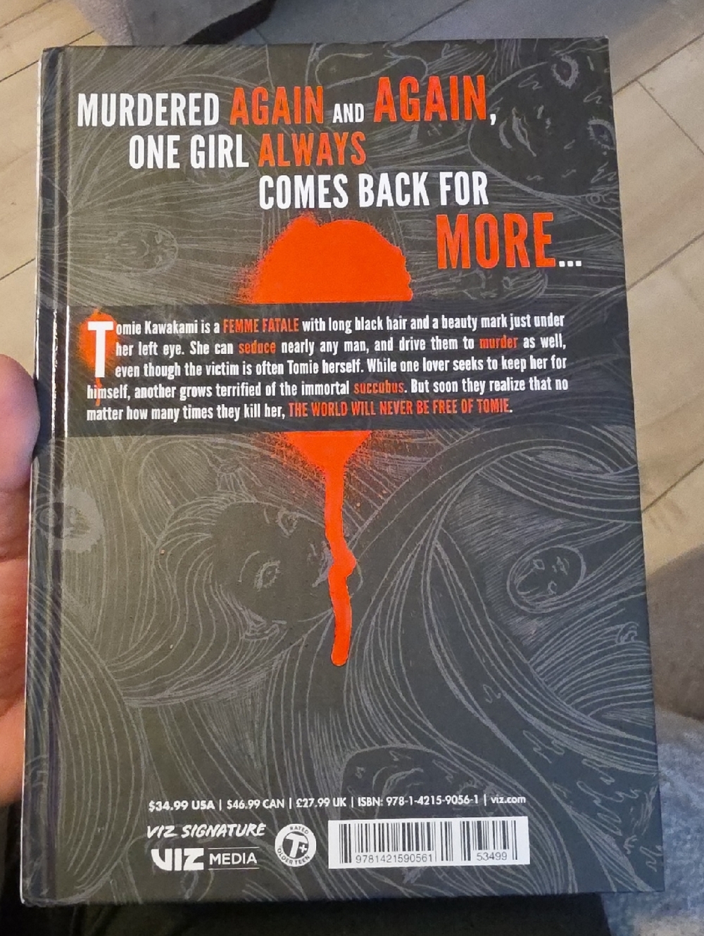 Tomie by Junji Ito Graphic Novel - Black & Red Cover - Picture 2 of 3